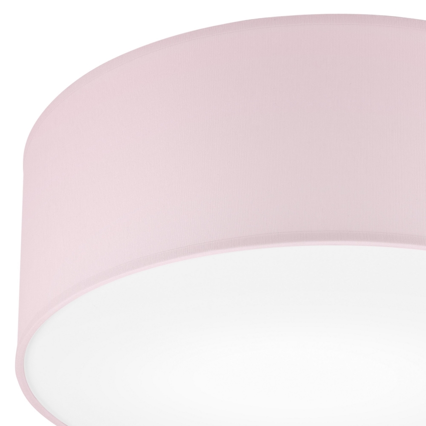 Iluminação de teto SIRJA PASTEL 1xE27/60W/230V diâmetro 35 cm rosa