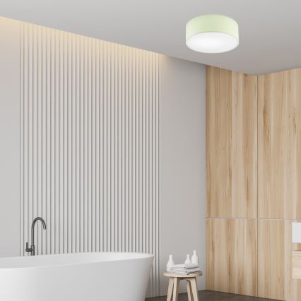 Iluminação de teto SIRJA PASTEL 1xE27/60W/230V diâmetro 35 cm verde