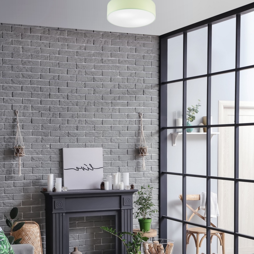 Iluminação de teto SIRJA PASTEL 2xE27/60W/230V diâmetro 45 cm verde