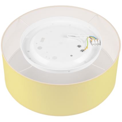 Iluminação de teto SIRJA PASTEL DOUBLE 2xE27/15W/230V diâmetro 35 cm amarelo