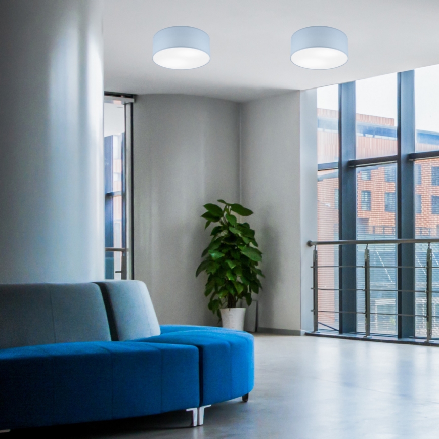 Iluminação de teto SIRJA PASTEL DOUBLE 2xE27/15W/230V diâmetro 35 cm azul