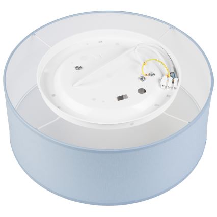 Iluminação de teto SIRJA PASTEL DOUBLE 2xE27/15W/230V diâmetro 35 cm azul