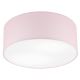 Iluminação de teto SIRJA PASTEL DOUBLE 2xE27/15W/230V diâmetro 35 cm rosa