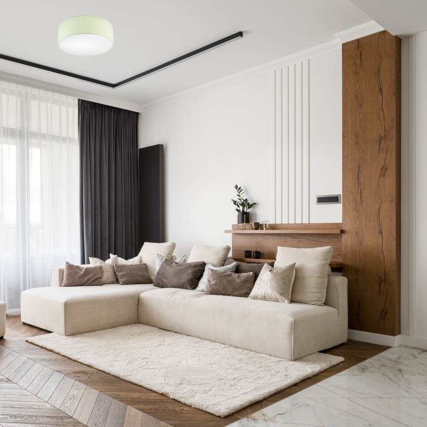 Iluminação de teto SIRJA PASTEL DOUBLE 2xE27/15W/230V diâmetro 35 cm verde