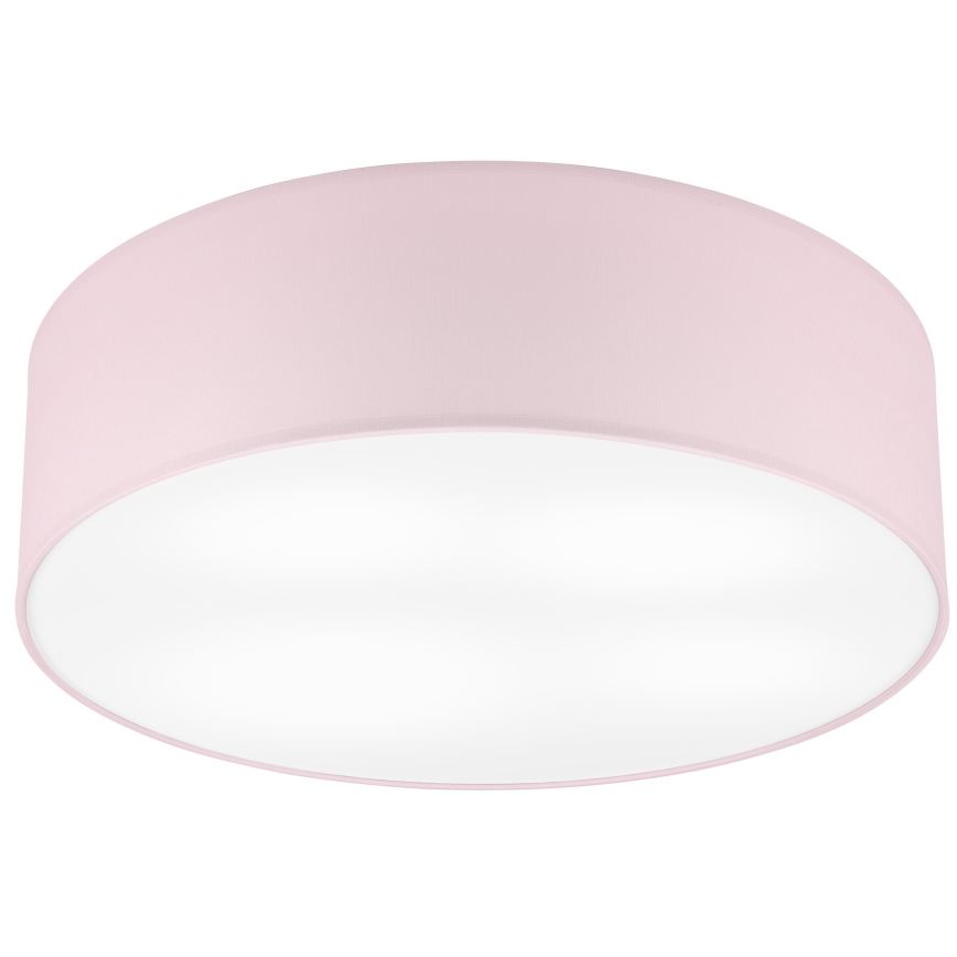 Iluminação de teto SIRJA PASTEL DOUBLE 4xE27/15W/230V diâmetro 45 cm rosa