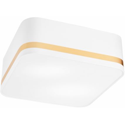 Iluminação de teto SIRJA SQUARE 2xE27/60W/230V 35x35 cm branco