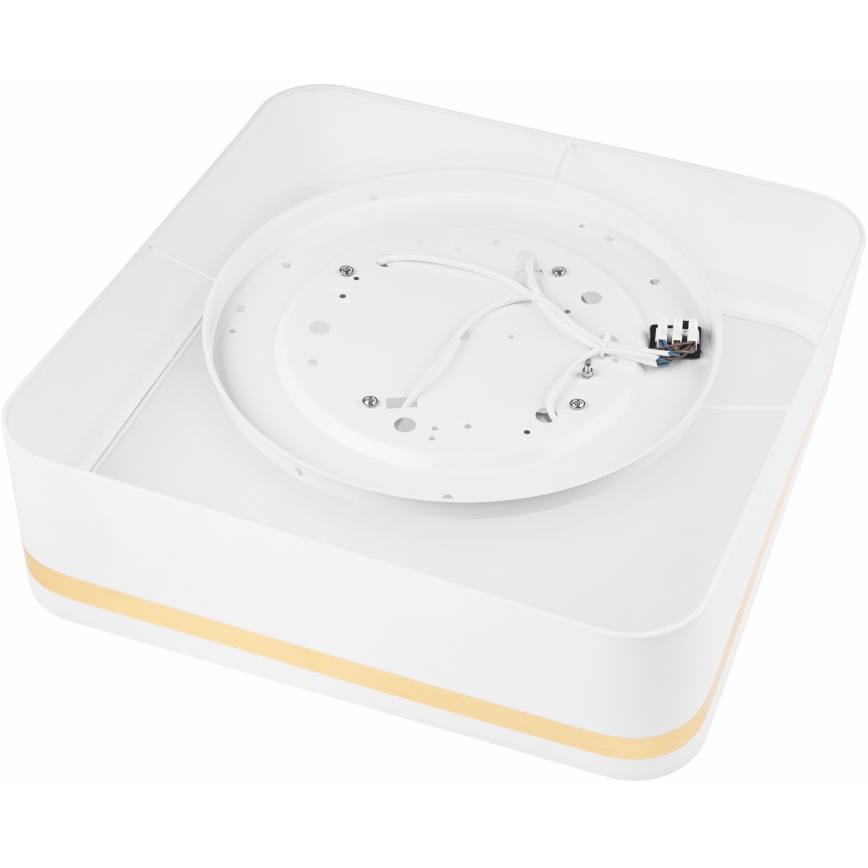 Iluminação de teto SIRJA SQUARE 4xE27/60W/230V 45x45 cm branco