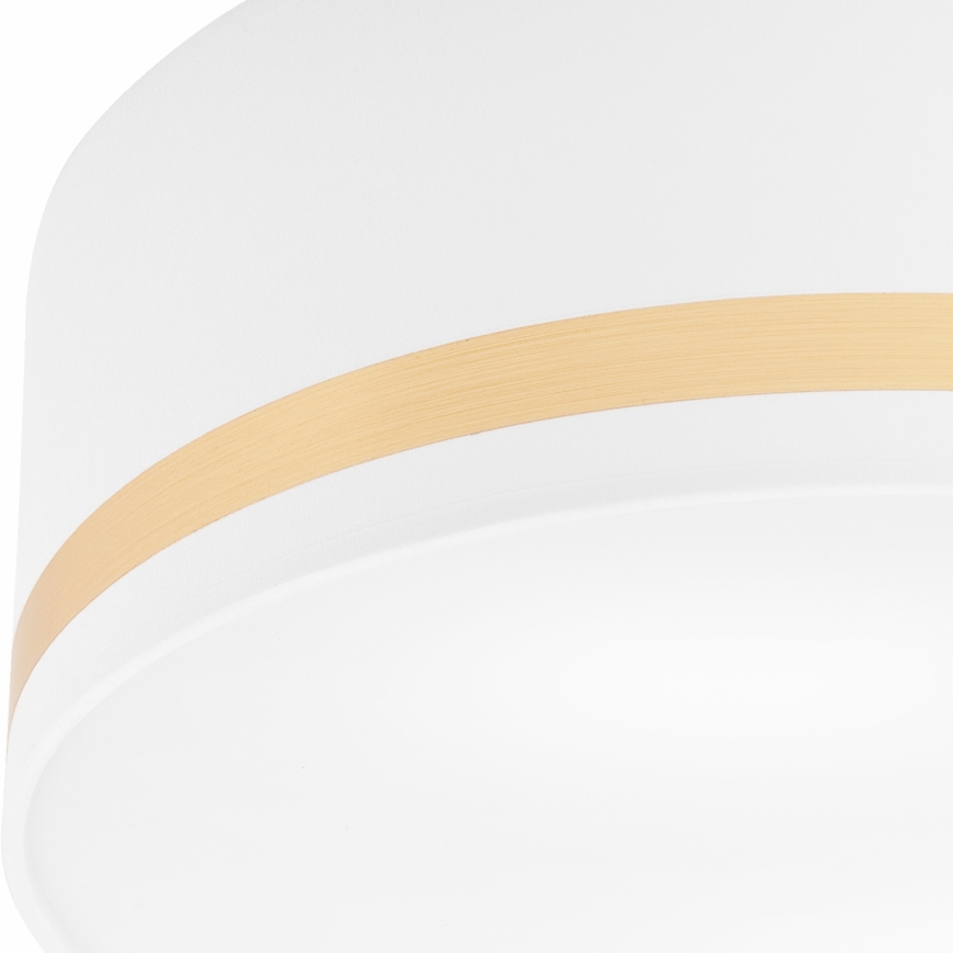 Iluminação de teto SIRJA STRIPE 2xE27/15W/230V diâmetro 35 cm branco