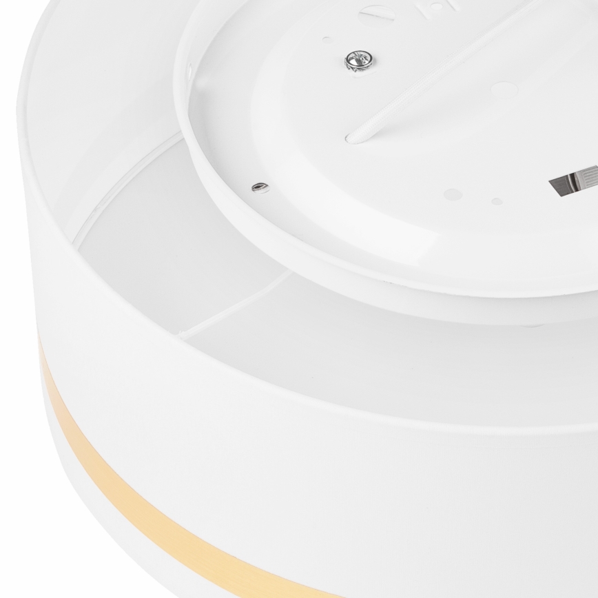 Iluminação de teto SIRJA STRIPE 2xE27/15W/230V diâmetro 35 cm branco