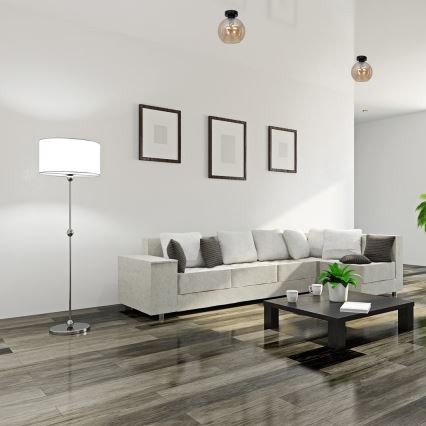 Iluminação de teto SOFIA 1xE27/60W/230V castanho