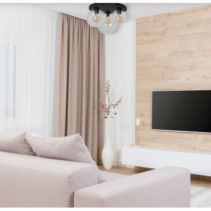 Iluminação de teto SOFIA 3xE27/60W/230V transparente