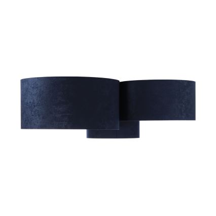 Iluminação de teto SPACE 3xE27/60W/230V azul/dourado