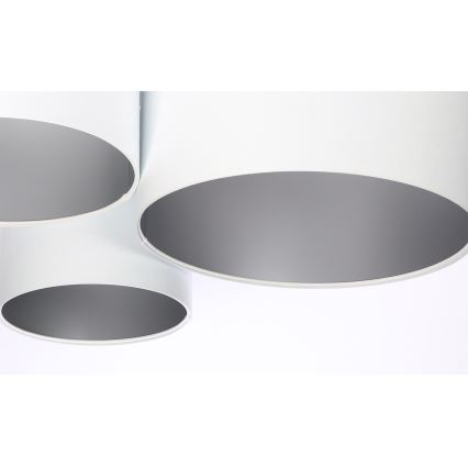 Iluminação de teto SPACE 3xE27/60W/230V branco/prateado