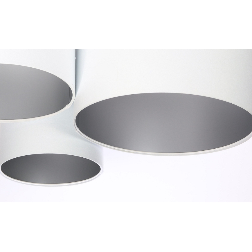 Iluminação de teto SPACE 3xE27/60W/230V branco/prateado