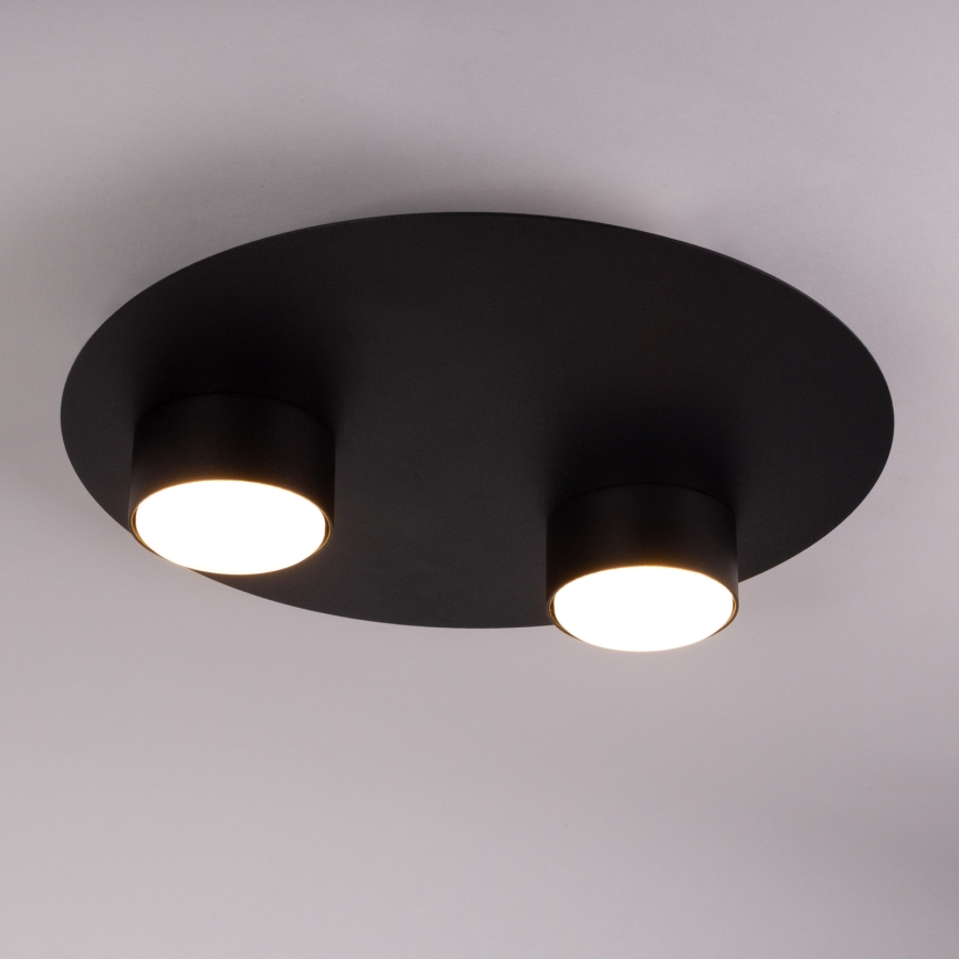 Iluminação de teto STAR 2xGX53/12W/230V preto