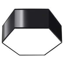 Iluminação de teto SUNDE 2xE27/60W/230V 11,5 cm preta