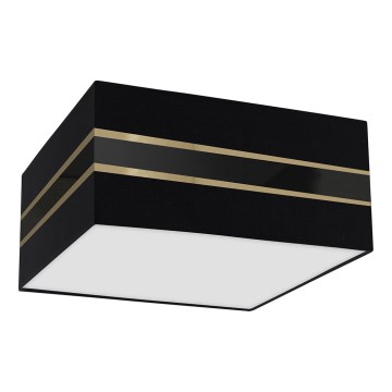 Iluminação de teto ULTIMO 2xE27/60W/230V preta