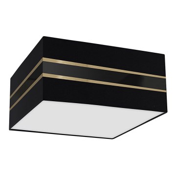 Iluminação de teto ULTIMO 3xE27/60W/230V preta