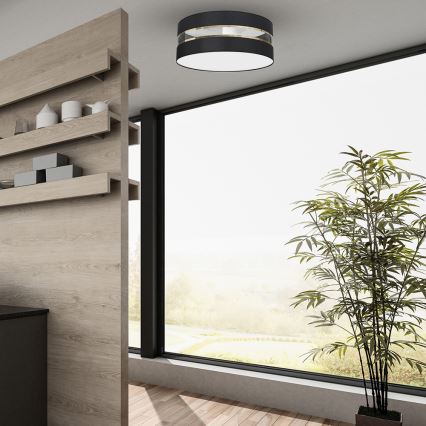 Iluminação de teto ULTIMO 3xE27/60W/230V preta