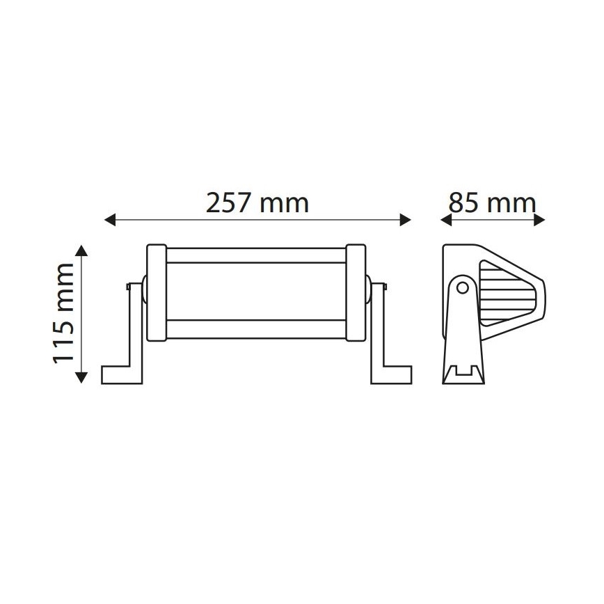 Iluminação de trabalho LED EPISTAR LED/36W/10-30V IP67 6000K