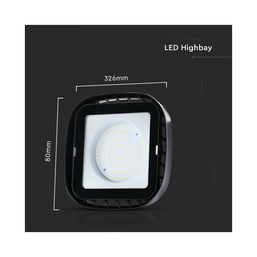 Iluminação de trabalho LED High Bay LED/200W/230V 6500K IP65