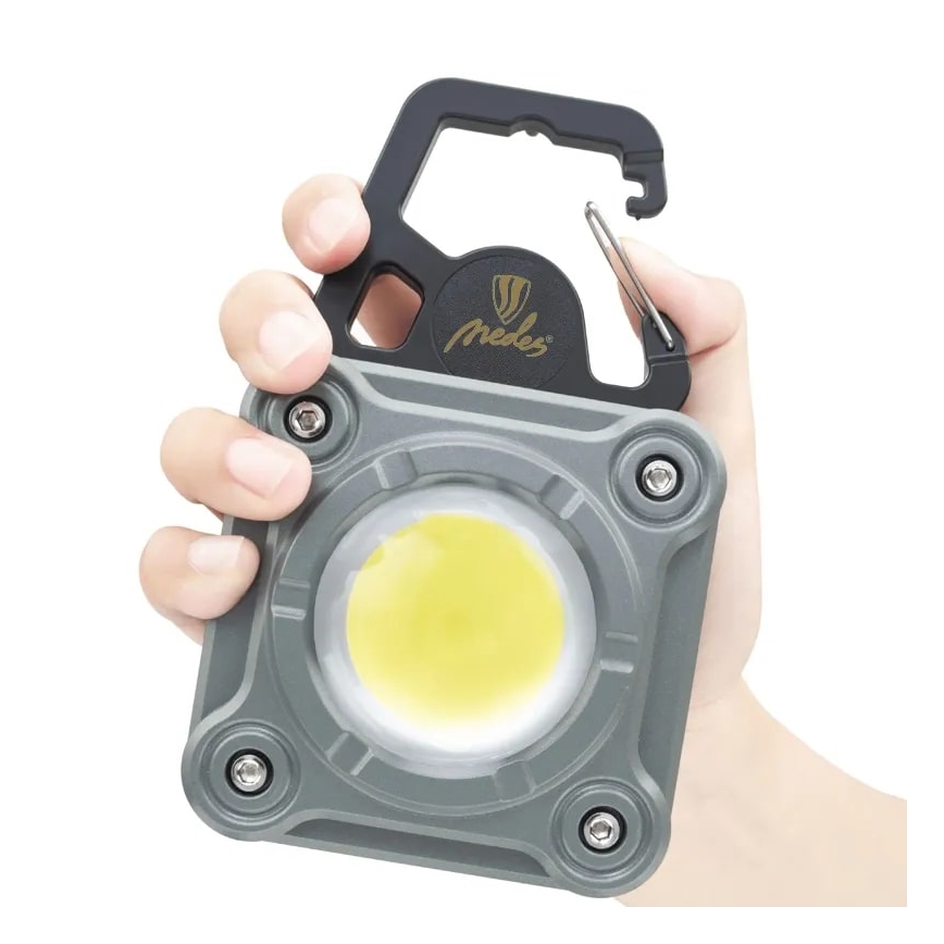 Iluminação de trabalho LED recarregável com regulação LED/15W/5V IPX4 1000 lm 2000 mAh