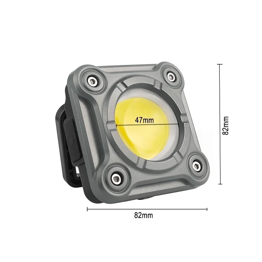 Iluminação de trabalho LED recarregável com regulação LED/15W/5V IPX4 1000 lm 2000 mAh