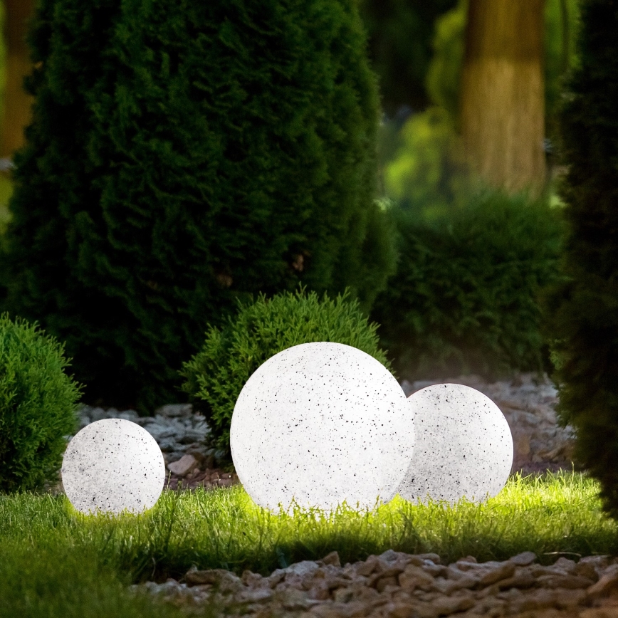 Iluminação decorativa exterior GARDEN BALL 1xE27/40W/230V IP65 d. 25 cm