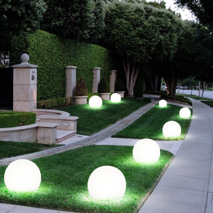 Iluminação decorativa exterior GARDEN BALL 1xE27/40W/230V IP65 d. 38 cm