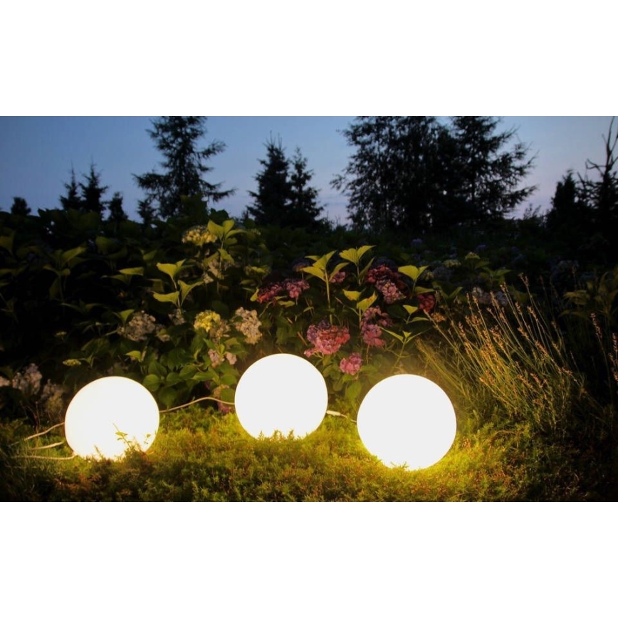 Iluminação decorativa exterior GARDEN BALL 1xE27/40W/230V IP65 d. 38 cm