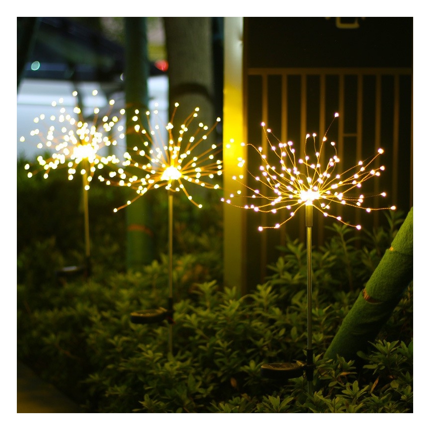 Iluminação decorativa solar LED 140xLED/1,2V 3000K 84 cm 600 mAh IP44