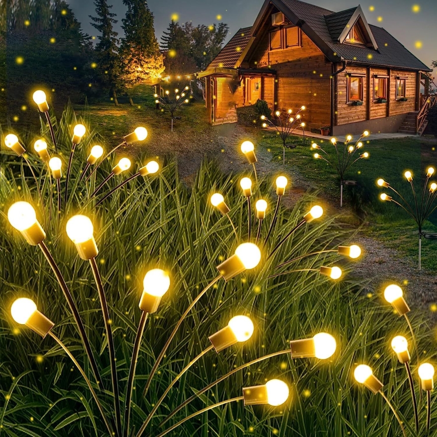 Iluminação decorativa solar LED 6xLED/1,2V 3000K 73 cm 600 mAh IP44