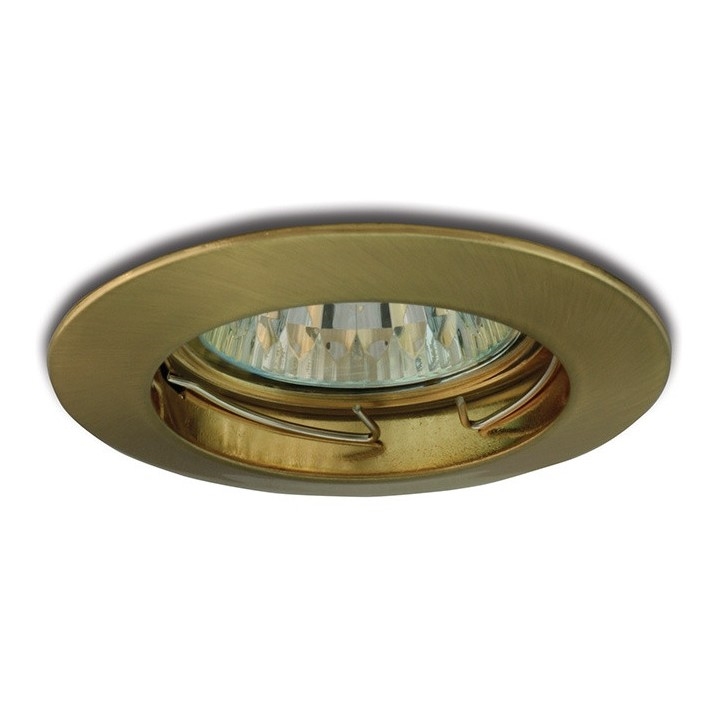 Iluminação embutida 1xGU5,3/50W/12V latão