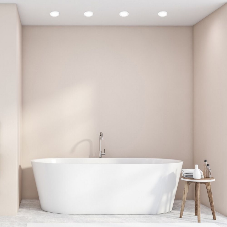 Iluminação embutida de casa de banho LED COCO LED/3W/230V IP44 branco