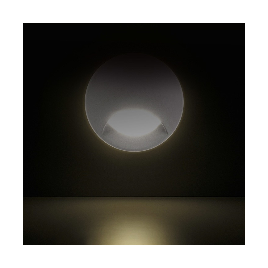 Iluminação embutida exterior para escadas LED Q1 LED/3W/230V IP44