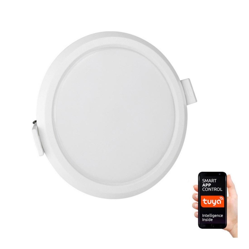 Iluminação embutida LED com regulação ALGINE LED/6W/230V Wi-Fi Tuya redonda