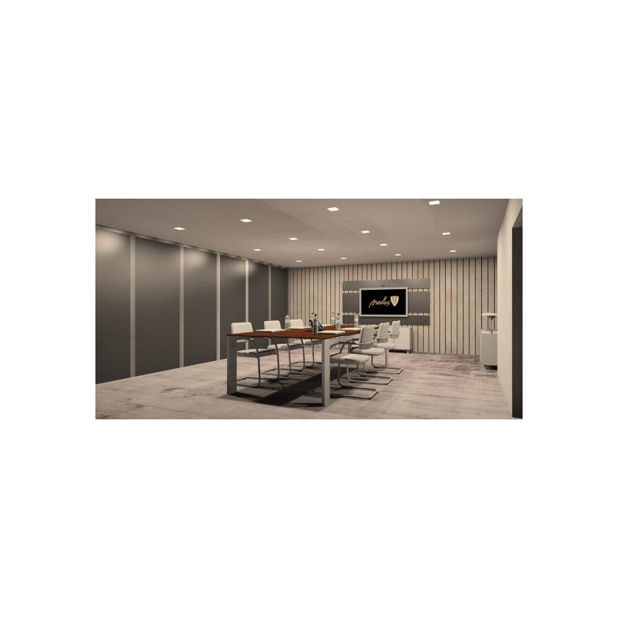 Iluminação embutida LED com regulação LED/12W/230V 3000-6500K Wi-Fi Tuya