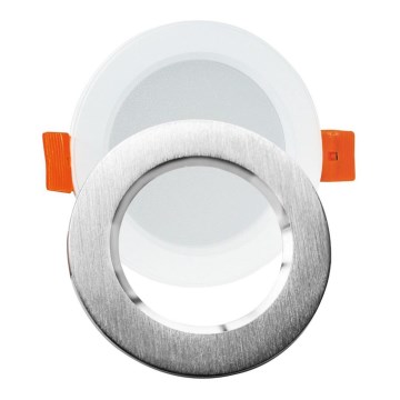Iluminação embutida LED ZOE LED/4,8W/230V prateado