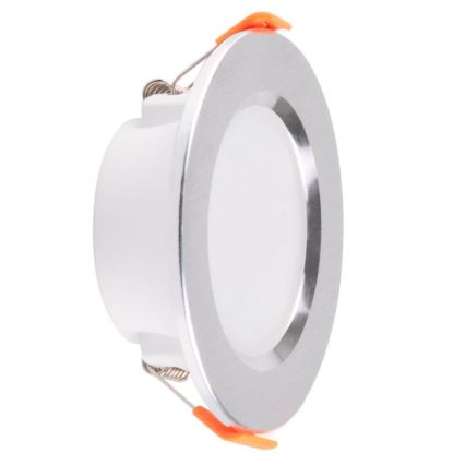 Iluminação embutida LED ZOE LED/4,8W/230V prateado
