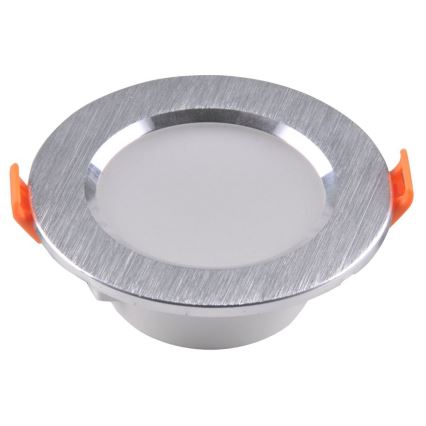 Iluminação embutida LED ZOE LED/4,8W/230V prateado