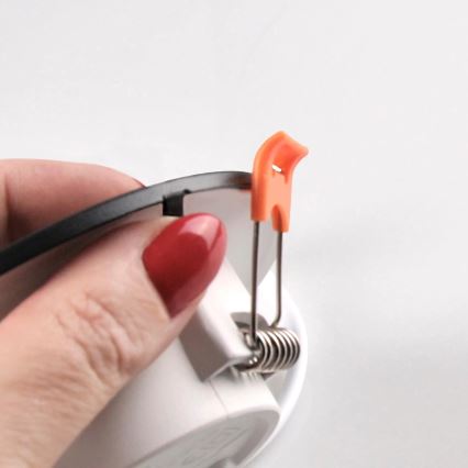 Iluminação embutida LED ZOE LED/4,8W/230V preto