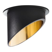 Iluminação embutida SPAG 35W preta/dourada