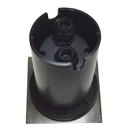 Iluminação exterior de entrada 1xGU10/30W/230V IP44 mate cromado