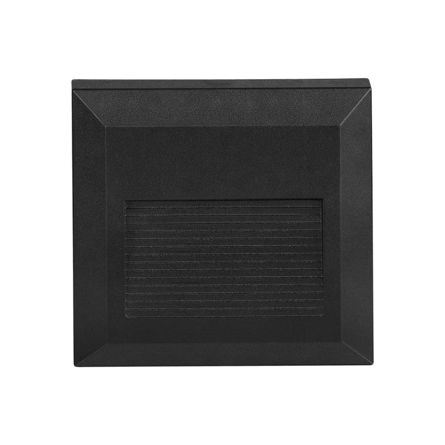 Iluminação exterior de escada LED LED/2W/230V IP65 3000K preto