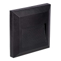 Iluminação exterior de escada LED LED/2W/230V IP65 4000K preto