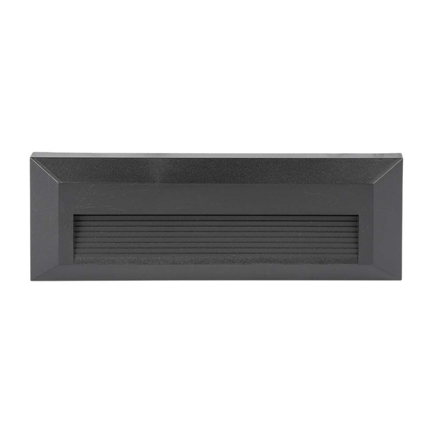 Iluminação exterior de escada LED LED/3W/230V IP65 3000K preto