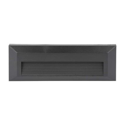 Iluminação exterior de escada LED LED/3W/230V IP65 4000K preto