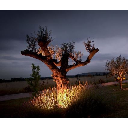 Iluminação exterior LED EASY CONNECT 1xGU10/10W/230V IP67 cromado mate