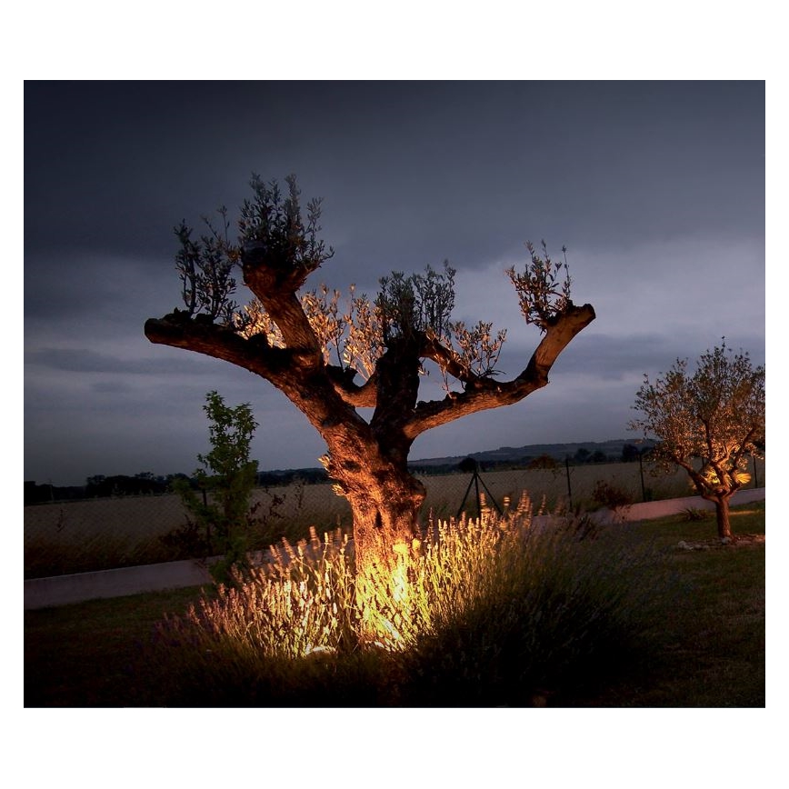 Iluminação exterior LED EASY CONNECT 1xGU10/10W/230V IP67 cromado mate