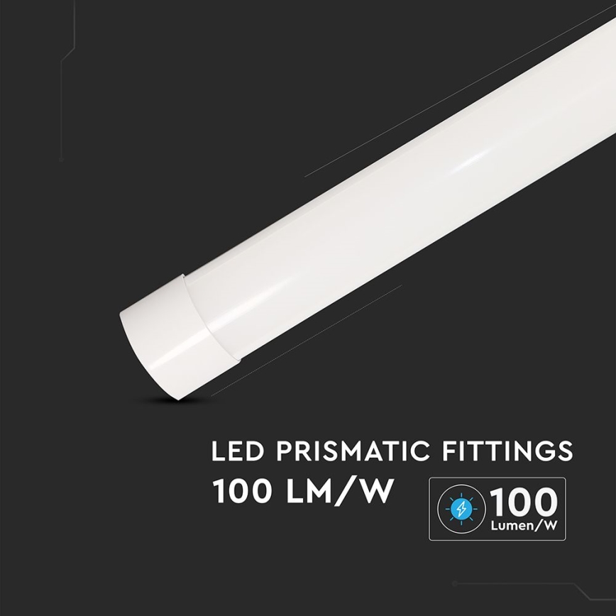 Iluminação fluorescente LED/10W/230V 3000K 30 cm branco